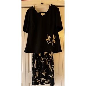 Studio I Two Piece Skirt Set Size 18W